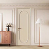 Solid wood door bedroom door French cream style all solid wood composite paint door interior door set door room door customization solid wood composite paint door B