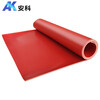 Anke high voltage insulating rubber mat power distribution room rubber mat insulating floor mat (including separate inspection report and test label) red flat surface 5mm thick 1*1 meter