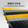 Huixiang indoor step slope mat threshold sweeping robot trolley climbing mat barrier-free ramp mat 100*8*2.5cm black