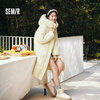 Semir Chen Duling 90 down jacket women's long detachable big fur collar sweet coat 25 winter 109725113006