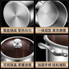 Bambetel German bambetel316 stainless steel extra-high soup pot household non-stick pot steaming and stewing integrated thickening and deepening extra-thick soup pot + 1 layer steaming grid (8-10 people) 34cm