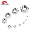 AOZHAN Industrial (AOZHAN) 304 stainless steel A2-70 hexagonal nut DIN934 full series M5 100 pieces/pack