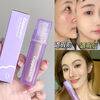 Small purple tube concealer pen to cover and modify blemishes, spots, acne marks, brighten and moisturize the face, 03 light olive color