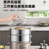SUPOR ZN26YK85 electric steamer electric hot pot multi-functional household three-layer stainless steel upper steaming and lower cooking pot