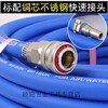 Fengxi air compressor tracheal hose 10mm high-pressure anti-freeze and anti-explosion air cannon air pump trachea auto repair spray real stone paint special tube blue special cold-resistant type 8mm*5 meters (-45 degrees)