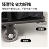 GNF service cart, hotel linen cart, room service, hotel cleaning, multi-functional hand push cleaning cart, cleaning cart C-21, light luxury black, 6-inch PP wheel, with two cloth bags