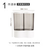 CAIZHI disposable paper cup holder water dispenser automatic cup taker plastic cup holder storage rack double barrel white CZ6931
