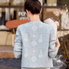 Luo Meng New Chinese Style National Style Short Jacket Women 2025 Spring New Style Small Fragrance Style Tang Suit Heavy Industry Embroidered Top Light Blue S Recommended 90-100 Jin