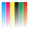 2026 new version of CMYK standard four-color printing color manual chromatography color card new version of five-color international general color card four-color overprinting printing chromatography design color scheme sample