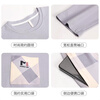 Langsha pajamas women's pure cotton 7A antibacterial and mite removal spring and autumn with chest pad long-sleeved trousers suit ladies home clothes new autumn