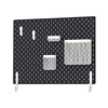 IKEA (IKEA) SKADIS gaming room hole board wall storage entry entrance storage hanging board student dormitory small peg board combination + connecting accessories + clip + storage basket hole board combination black 76x56 cm