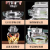 WCZ German Sichuan pickle jar household glass jar sealed jar pickle jar pickled sauerkraut special jar old-fashioned pickling 5 catties + inner lid lead-free + thick + clip + brush