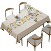 Benzhi tablecloth is waterproof and oil-proof, no-wash and anti-scalding PVC table mat, new household rectangular coffee table cloth, tablecloth, tablecloth, Erin Wonderland (3.0 encryption waterproof and oil-proof) 140*180cm (applicable to rectangular table/oval table)