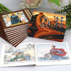 Five Thousand Years of China Comics Color Collector's Edition (12 Volumes) Large Square Full Color Pictures Classic Nostalgia Little Book Chinese Classic Historical Stories Children's Picture Books Primary School Students Extracurricular Reading 6-14 Years Old Comics Audio Accompaniment