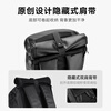 REEYEE large capacity men's travel bag multifunctional fitness bag dry and wet separation handbag waterproof boarding bag luggage bag cool black upgraded version 40L