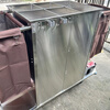 Ji Litian Hotel enlarged linen cart stainless steel single-sided and double-sided work cart hotel room service cart cleaning cart cleaning cart 1.44 meters extra large luxury all-steel service cart 8-inch heavy-duty wheels 15