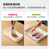 MPPMCK dumpling storage box metal Japanese aluminum quick-frozen dumpling storage box frozen wonton box dumpling box crisper top cover single pack