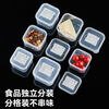 Tiehuajun food sample box sample box hotel kindergarten canteen dish sample box specifications 250ml single box * 5 pieces