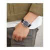 Citizen (CITIZEN) Japan direct mail Citizen Q&Q canvas strap watch student exam proof QB38-315 navy blue