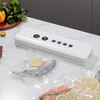 Baihaojia Vacuum Machine Sealing Machine All-in-one Household Food Vacuum Machine Wet and Dry Commercial High Suction Fully Automatic No-Bag Food Vacuum Machine Preservation Plastic Sealing Machine Packing Machine White Comes with 5 Vacuum Bags 32cm
