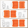 Ulanzi excellent basket CC01 memory card storage box mini compact and portable CC01 memory card storage box