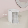Makeup brush storage box desktop dressing table lipstick eye shadow eyebrow pencil storage rack student dormitory cosmetics storage rack rotatable cosmetics storage box pink 3 layers 1 pack