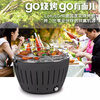 NAOISKEY LotusGrill German Lotus barbecue household oven-free grill outdoor villa stove charcoal barbecue gray small size