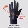 Gloves for men and women in winter, warm cycling, cold-proof and velvet, thickened, windproof and waterproof, cycling, motorcycle and ski cotton gloves, pink, women's model, upgraded German velvet - full palm anti-slip - two-finger touch screen