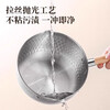 Snow flat pot thickened stainless steel milk pot frying and cooking all-in-one pot food supplement small pot instant noodle pot soup pot burning magnetic universal 22cm thickened with lid steaming, boiling and stewing easy to clean 22cm