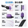 Half-and-half simple high-density soft-bristled toothbrush with wide head and thin base to protect gums, clean and slim 2 pieces