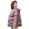 YAYA mother down jacket winter 2025 new middle-aged and elderly short stand-collar women's style thickened warm jacket