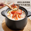 Bear casserole natural imported double ore 3.6L high temperature resistant clay pot rice, soup, porridge, open flame gas JG038-P03