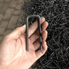 He Jiagong nails U-shaped ground nails construction site highway and railway U-shaped nails geogrid ground nails three-dimensional mesh nails U-shaped fixed nails 6 mm 20 cm long 50 6 mm thick