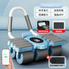 Weijue four-wheel abdominal fitness wheel rebound training abdominal muscle wheel for men and women abdominal curling sports fitness equipment 6-wheel blue Internet gift + posture line mat