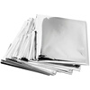 Work Partner Emergency Blanket Insulation Blanket 160*210cm 5 pieces/bag Emergency Mat Lifesaving Blanket Double-sided Lifestyle Blanket Insulation Sun Protection Double-sided Silver