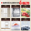 TOSHIBA Dabai Pear 535L cross-door refrigerator built-in household automatic ice making, frost-free, first-class energy efficiency, large capacity GR-RF561WI-PG1B3