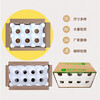 Fruit apple pomegranate pear kiwi orange peach foam box holder special postal express foam box foam tray set of foam boxes small 12 pieces double layer hole 8.5cm 4 pcs + carton