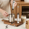 Zhongchi Electric Milk Frother Coffee Frother Household Milk Blender Handheld Wireless Egg Beater Supplementary Food Frother Three-speed Speed Adjustment KJBQ-15
