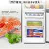 Haier 20% home appliance subsidy refrigerator double door/three door air-cooled frost-free/direct cooling two/first-level energy efficiency large-capacity refrigerated freezer household refrigerator trade-in 182 liter double door seven-speed temperature control丨high efficiency and energy saving