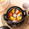 Casserole stew pot, household gas-resistant high-temperature dry-burning non-cracked decoction pot, chicken pot, special soup pot for gas stove, 6.5L stew pot, suitable for 6-10 people/6.5L