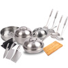 Bikeli Aileshi German 304 stainless steel pot and knife set wok steamer soup pot cutting board