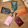 Ye Yu pull-out car key bag 2025 women's cowhide large-capacity key bag men's remote-control pull-out storage bag green