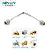 XINQY Xinqiyuan 086 copper tube RF connection cable DC-18GHz semi-steel/rigid SMA connector equipment signal test fixed extension cable SMA female-SMA female 0.15m