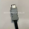 SM-6P/6E connector CN31394 male and female extension cable Yaskawa Delta servo motor absolute encoder cable 6P to 6E black high-flexible absolute value 8m