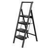 Stable and durable ladder, extra thick carbon steel step stool, household lightweight climbing ladder, outdoor shooting, car washing, multi-functional, strong and stable, six-step handrail (bearing 300 pounds)