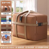 Large-capacity moving packing bag can be used in suitcases, travel essential bags, checked packaging, clothes and quilt storage bags, store manager highly recommends large size - amber brown, explosion-proof double buckles