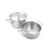 Zwilling (ZWILLING) German classicII 24cm soup pot, stew pot, 24cm steamer, steamer grid, steamer pot set