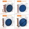 Yingtang condenser radiator small refrigerator air conditioner ice machine homemade industrial water cooling circulation fan motor 225*130*200 with 180 fan
