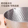 Snow flat pot thickened stainless steel milk pot frying and cooking all-in-one pot food supplement small pot instant noodle pot soup pot burning magnetic universal 22cm thickened with lid steaming, boiling and stewing easy to clean 22cm