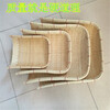 Fengxi Farmhouse Purely Handmade Willow Weaving Rattan Weaving Bamboo Weaving Non-porous Dustpan Agricultural Use Wicker Weaving Storage Basket White About 32*28
